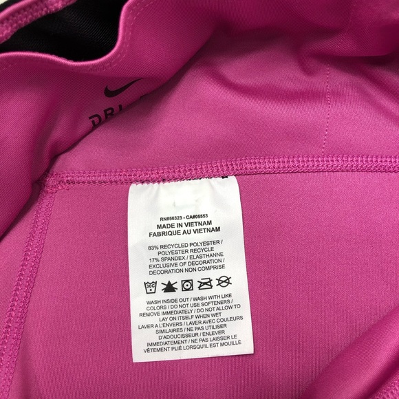 Nike Dri-Fit Women’s The One Legging  Mid Rise Pink Purple Size M - Picture 9 of 14